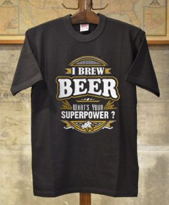 I brew beer black t shirts