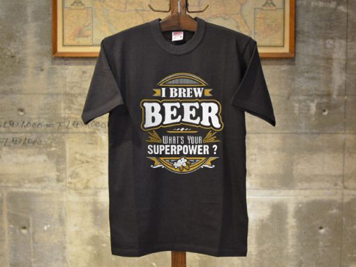 I brew beer black t shirts