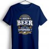 I brew beer blue navy t shirts