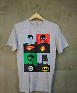 Justice League Grey T Shirt