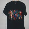 Justice League Original Lineup Black T Shirt