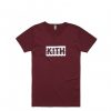 KITH Tshirts Maroon