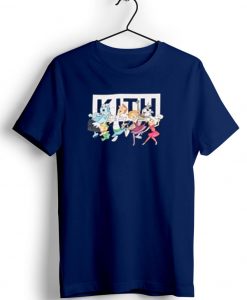 Kith In Bloom Classic Logo Unisex Blue Navy tshirts