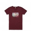 Kith In Bloom Classic Logo Unisex Maroon tshirts