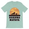 Lion King Hakuna Matata Pumbaa Timon Africa t shirt Green Mint