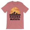 Lion King Hakuna Matata Pumbaa Timon Africa t shirt Pink