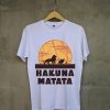 Lion King Hakuna Matata Pumbaa Timon Africa t shirt White