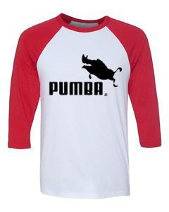 Lion King Pumba baseball tshirts