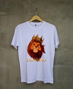 Lion King Rey White Tees