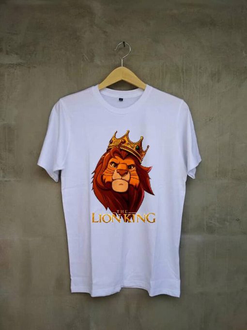 Lion King Rey White Tees