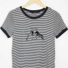 Lonely Hearts Zebra Lion zebra ringer T Shirt