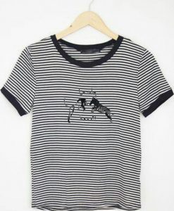 Lonely Hearts Zebra Lion zebra ringer T Shirt