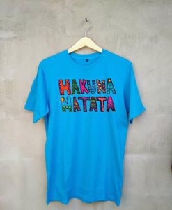 LuckyTshirt Hakuna Matata T Shirt Blue