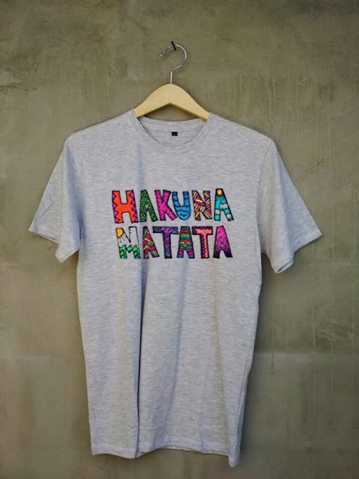 LuckyTshirt Hakuna Matata T Shirt Grey