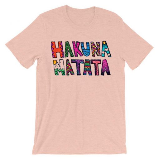 LuckyTshirt Hakuna Matata T Shirt Pink