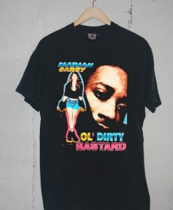 Mariah Carey And Ol’ Dirty Bastard Black T Shirt