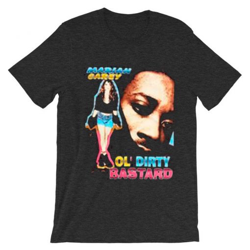 Mariah Carey And Ol’ Dirty Bastard Grey Asphalt T Shirt