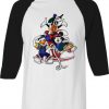 Mickey Mouse Hip Hop Rap Baseball T Shirt