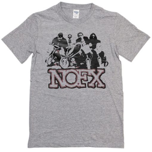 NOFX GREY T SHIRTS