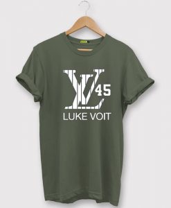 Navy New York Voit LV Logo T-Shirt Green Light