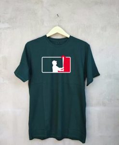 New York Baseball Team Fan Green T Shirt