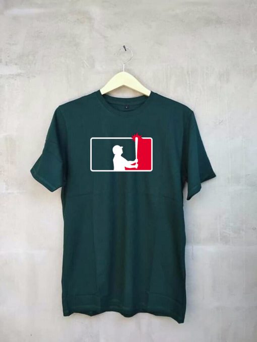 New York Baseball Team Fan Green T Shirt