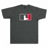 New York Baseball Team Fan Grey Asphalt T Shirt