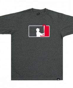 New York Baseball Team Fan Grey Asphalt T Shirt