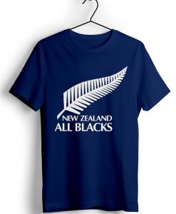 New Zealand All Blacks Rugby Blue T-Shirt