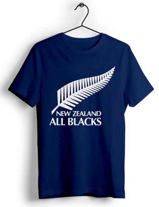 New Zealand All Blacks Rugby Blue T-Shirt