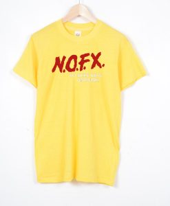 Nofx To Keep On Punk T shirt Yellow