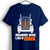 Nothing Hits Like A Mack BlueTees