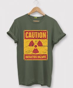 Nuclear Radiation Hazard Symbol GreenT-Shirt