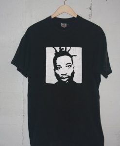 Ol Dirty Bastard Silver Face Black T Shirt