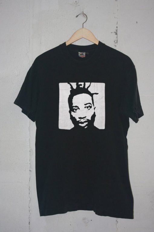 Ol Dirty Bastard Silver Face Black T Shirt