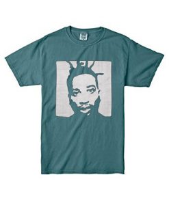 Ol Dirty Bastard Silver Face Blue Spource T Shirt