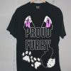 Orgulloso Furry Shoft Black T shirts