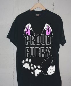 Orgulloso Furry Shoft Black T shirts