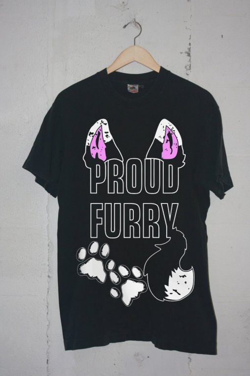 Orgulloso Furry Shoft Black T shirts