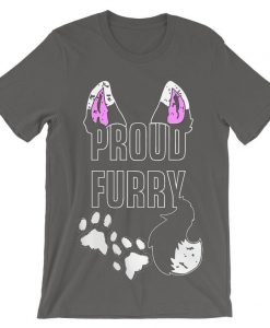 Orgulloso Furry Shoft Grey T shirts