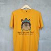 Oxford comma llama grammar nerd short sleeve t-shirt Yellow