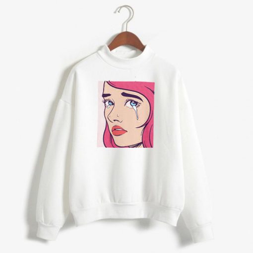 Pop Art White color Sweatshirts