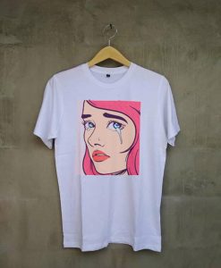 Pop Art White color T shirts