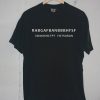 RABGAFBAN City BlackT-shirt