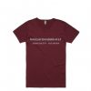 RABGAFBAN City Maroon T-shirt