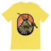 Samurai Japan Warrior YellowT-shirt