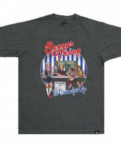 Scoops Ahoy Troops Grey T Shirt