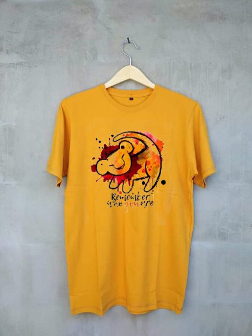 Simba Rey Leon Yellow Tees