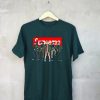 Stranger Things Supreme unisex green t shirts