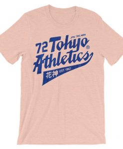 TOKYO Japanese Baseball T Shirt Pink